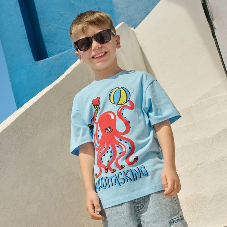 Cool Club, Tricou pentru baieti, albastru