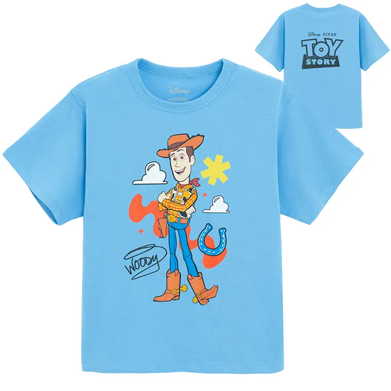 Cool Club, Tricou pentru baieti, albastru, imprimeu Toy Story