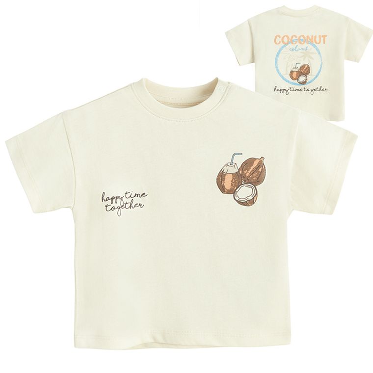 Cool Club, Tricou pentru baieti, bej