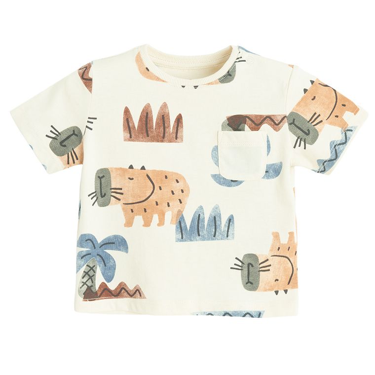 Cool Club, Tricou pentru baieti, bej