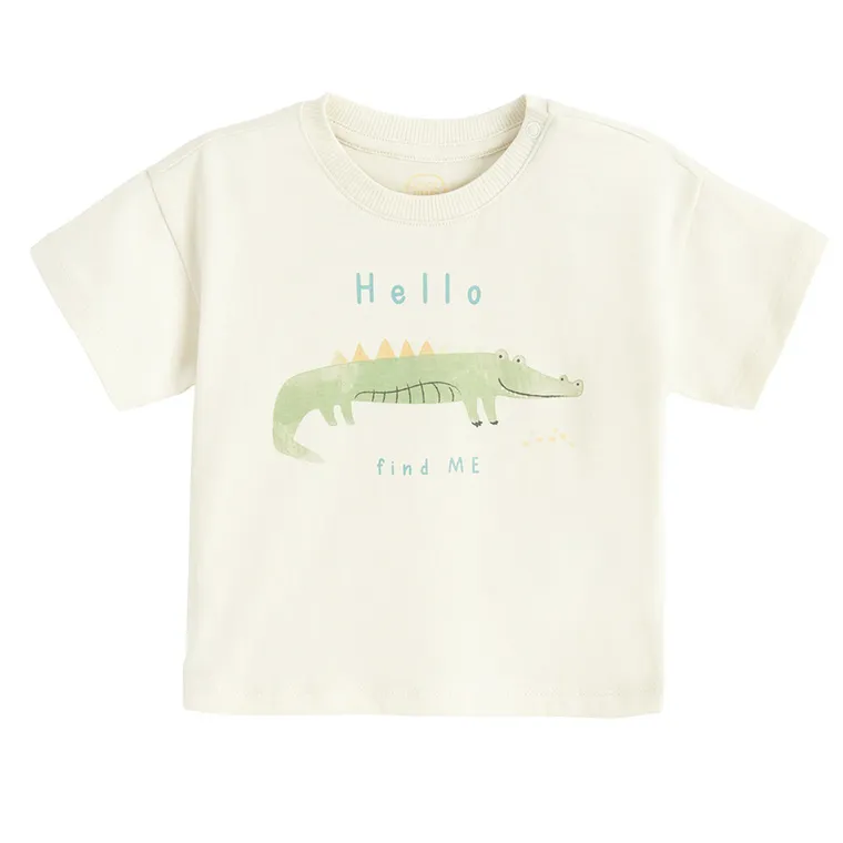 Cool Club, Tricou pentru baieti, bej deschis