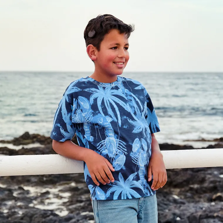 Cool Club, Tricou pentru baieti, bleumarin