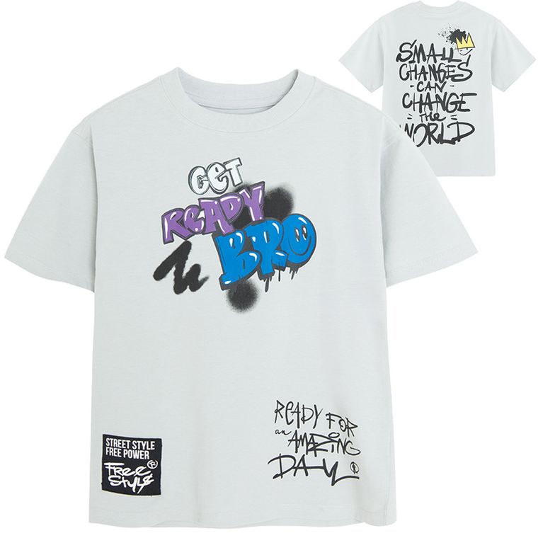 Cool Club, Tricou pentru baieti, gri