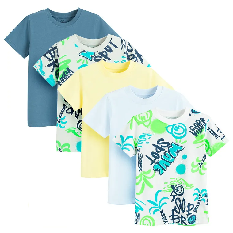 Cool Club, Tricou pentru baieti, mix, set, 5 buc.