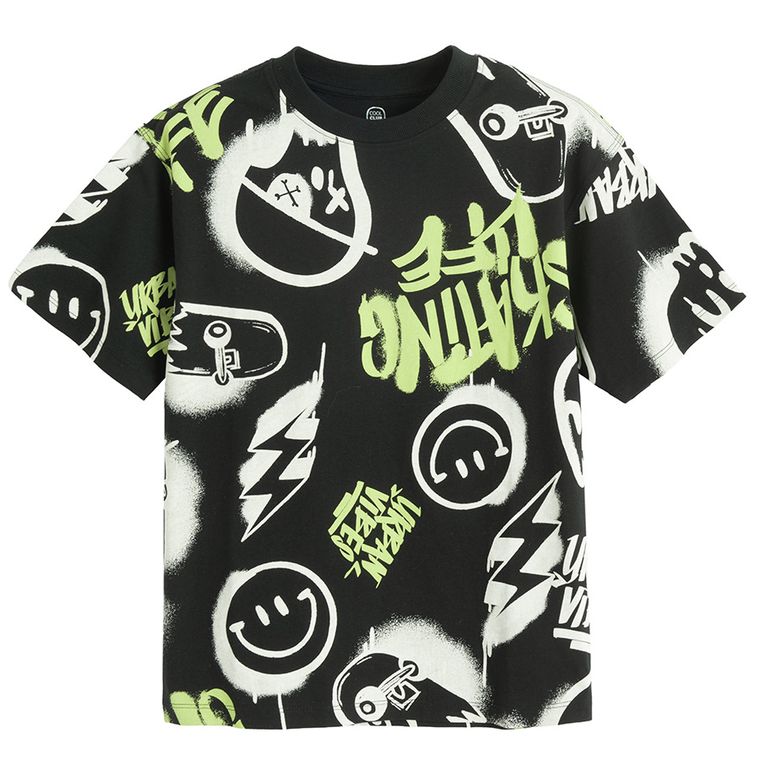 Cool Club, Tricou pentru baieti, negru