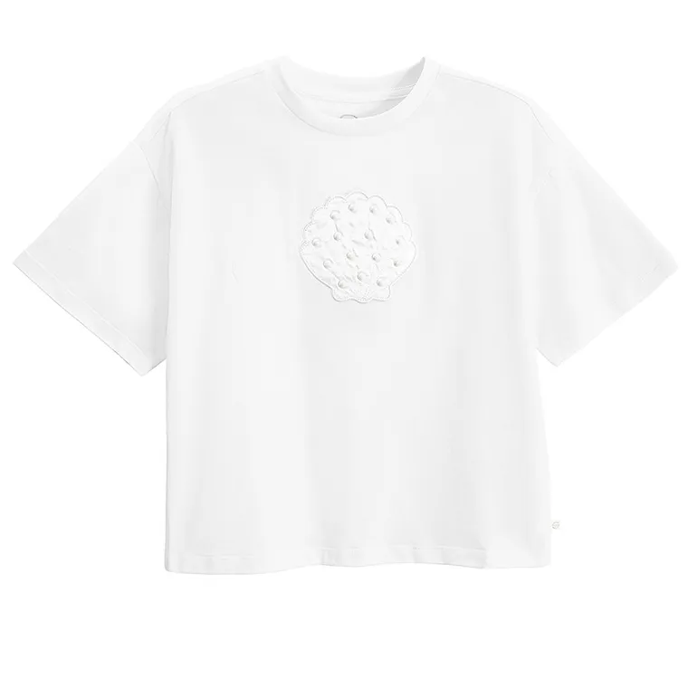 Cool Club, Tricou pentru fete, alb