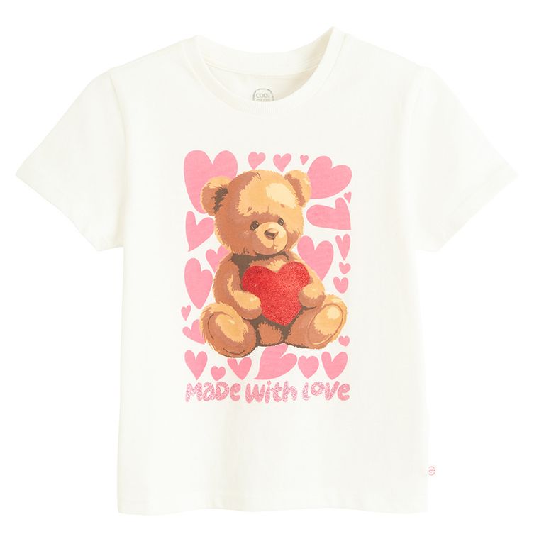 Cool Club, Tricou pentru fete, alb