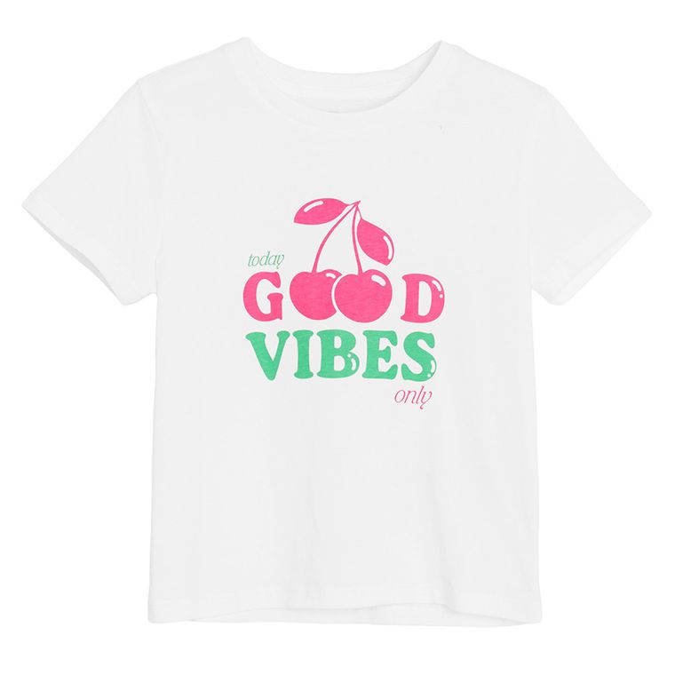 Cool Club, Tricou pentru fete, alb