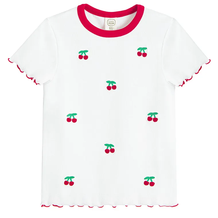 Cool Club, Tricou pentru fete, alb