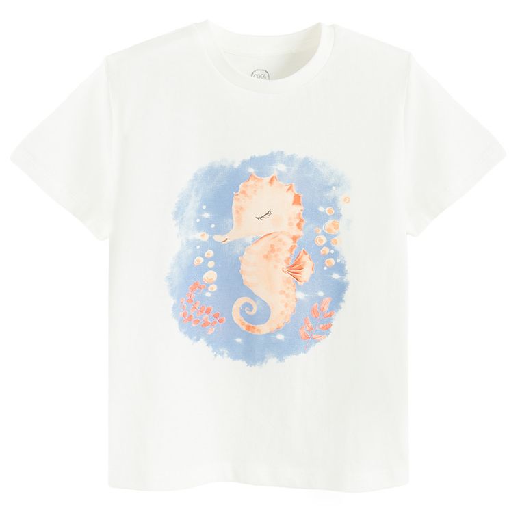 Cool Club, Tricou pentru fete, alb