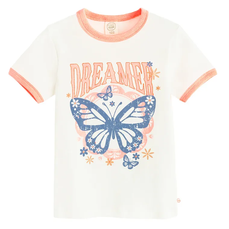 Cool Club, Tricou pentru fete, alb