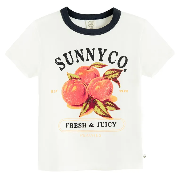 Cool Club, Tricou pentru fete, alb