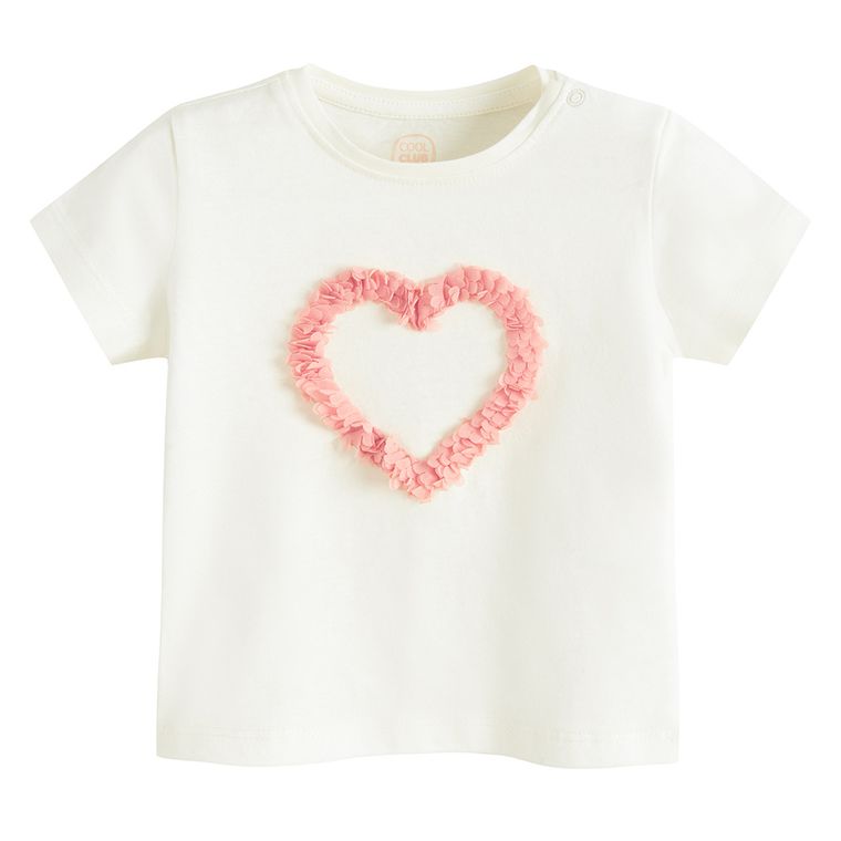 Cool Club, Tricou pentru fete, alb