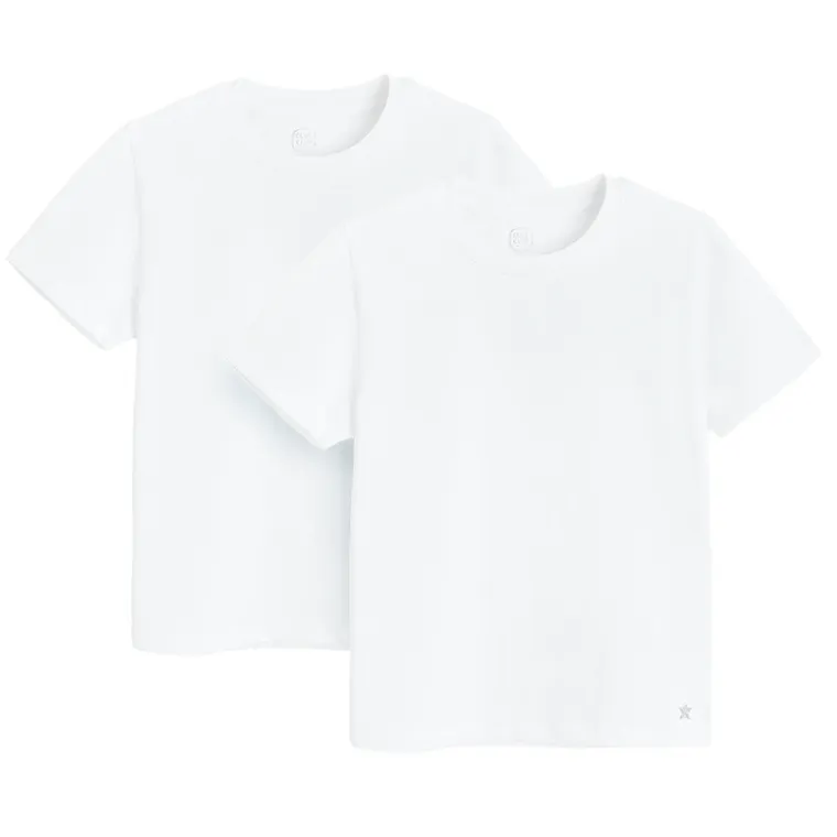 Cool Club, Tricou pentru fete, alb, set, 2 buc.