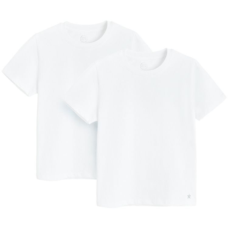 Cool Club, Tricou pentru fete, alb, set, 2 buc.