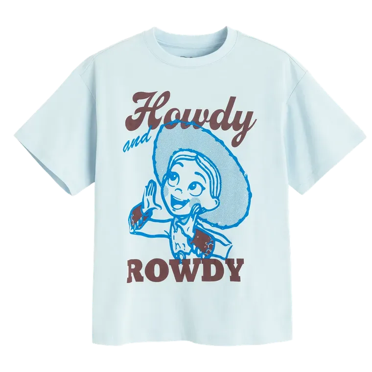 Cool Club, Tricou pentru fete, albastru, imprimeu Toy Story