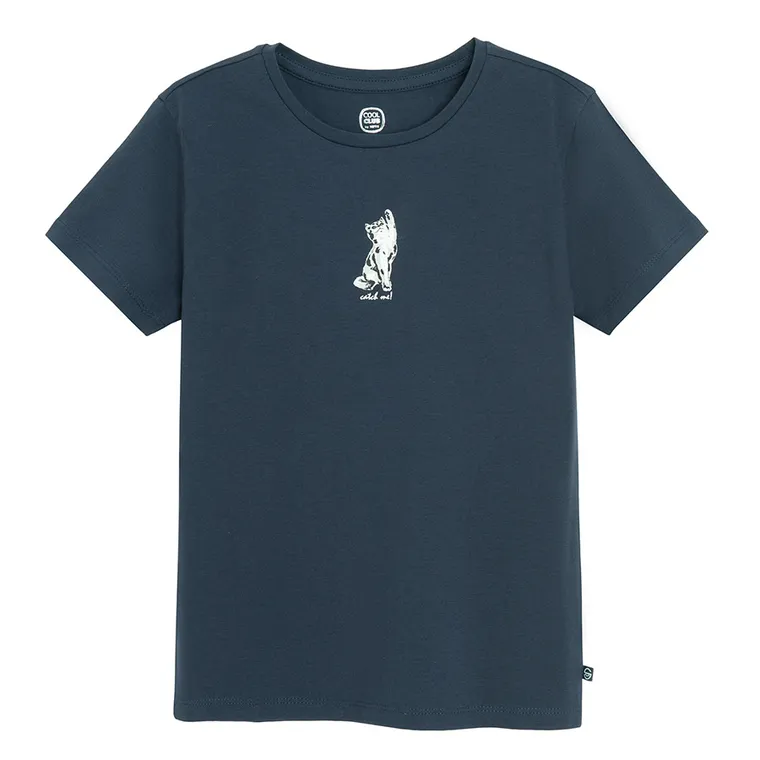 Cool Club, Tricou pentru fete, bleumarin