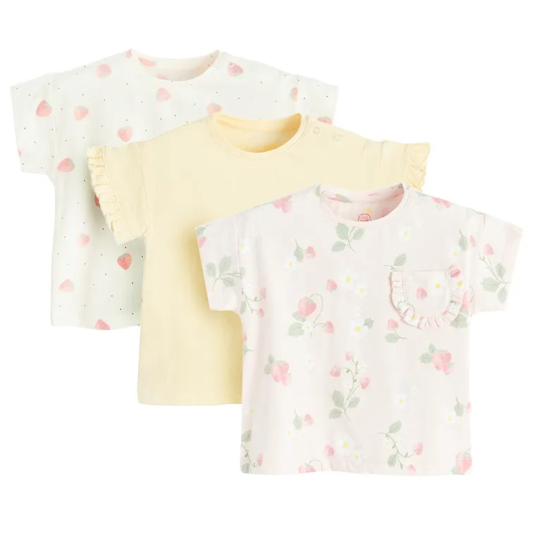 Cool Club, Tricou pentru fete, mix, set, 3 buc.