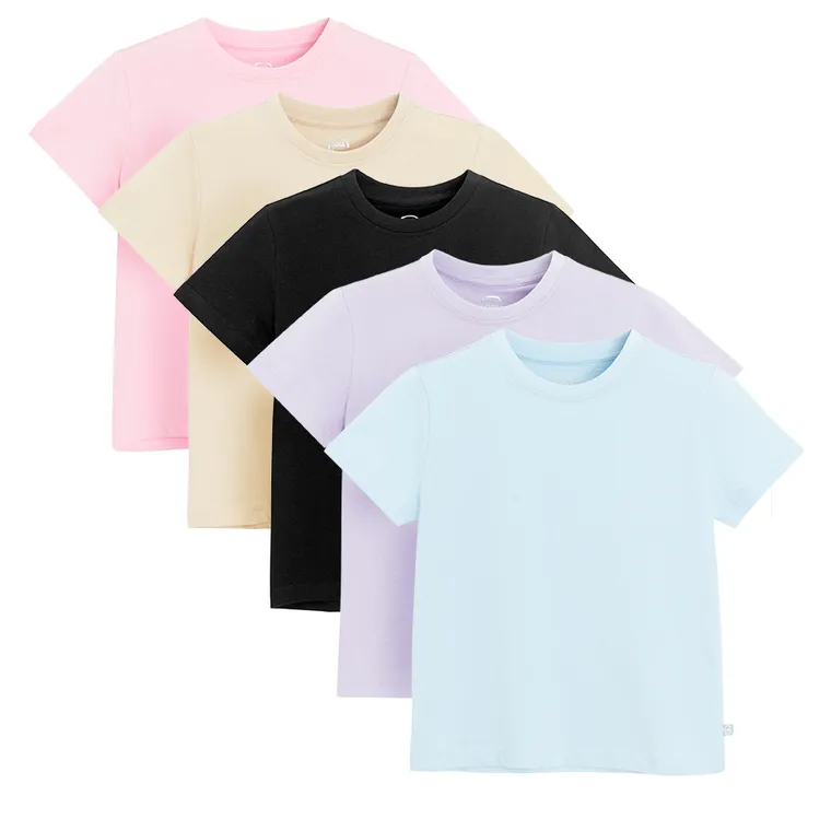 Cool Club, Tricou pentru fete, mix, set, 5 buc.