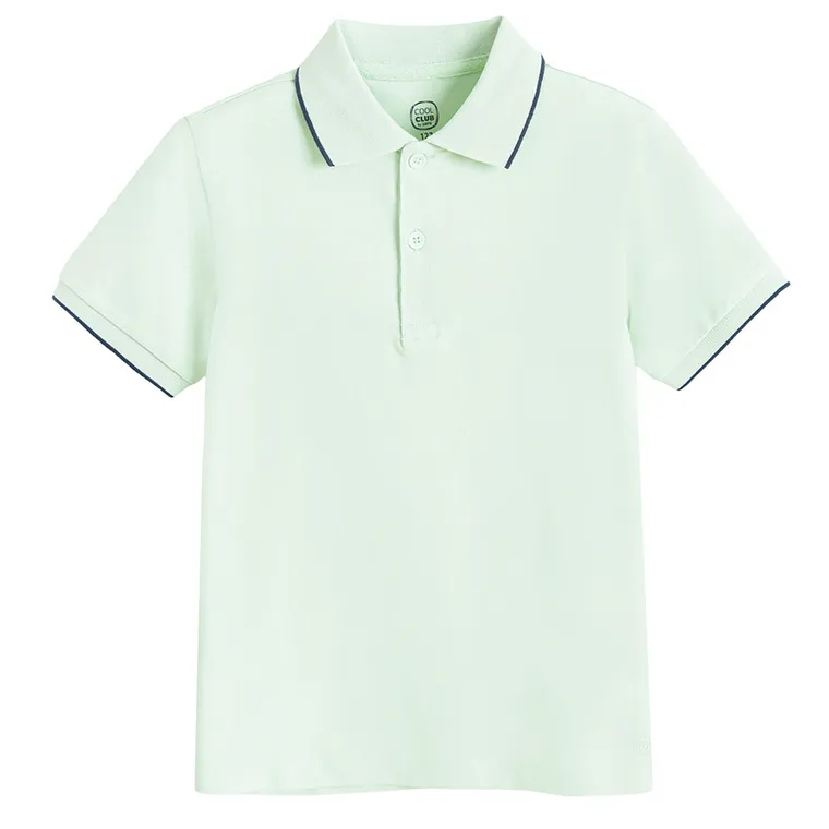 Cool Club, Tricou polo cu maneca scurta pentru baieti, menta verde