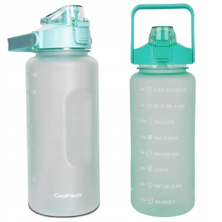 CoolPack, Cancan, sticla de apa,, Pastel Powder Mint, 2000 ml