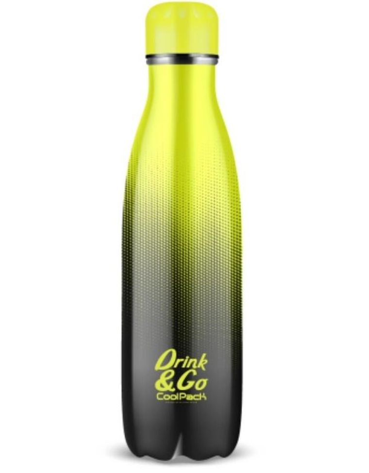 CoolPack, Drink&Go, sticla de apa, termica, Gradient Lemon, 500 ml