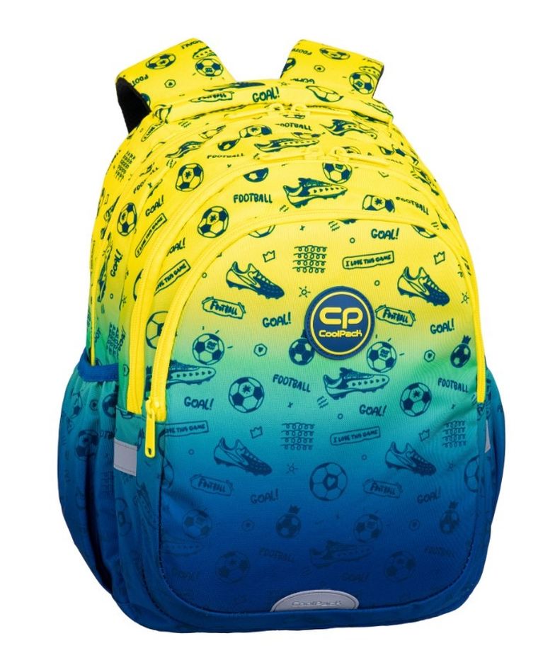 CoolPack, Jerry, rucsac pentru scoala cu 2 compartimente, Football 2T