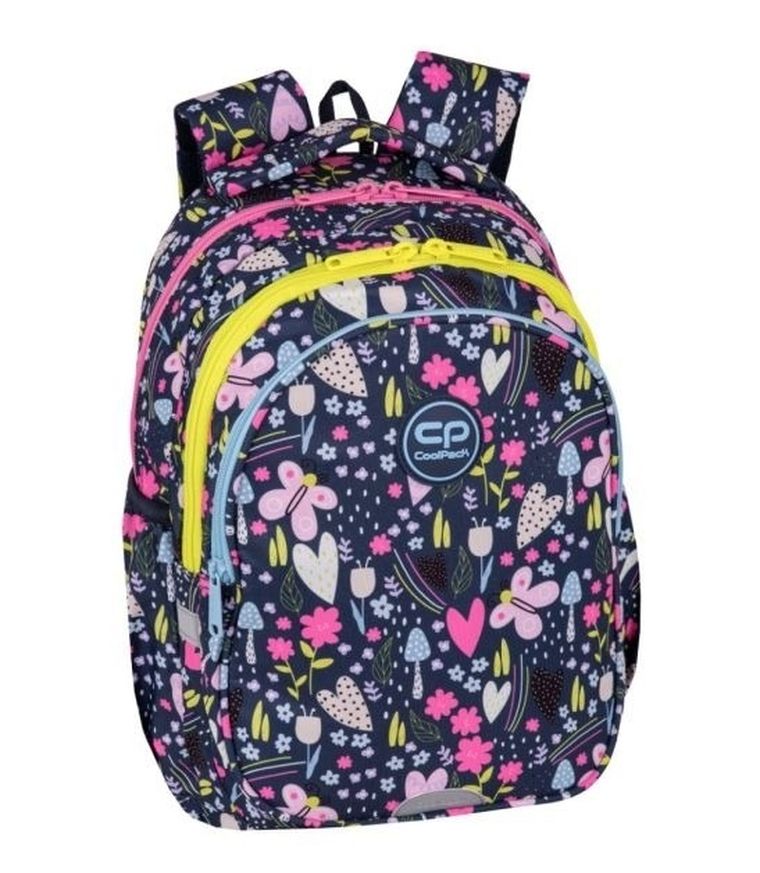 CoolPack, Jerry, rucsac pentru scoala, cu 3 compartimente, In the garden