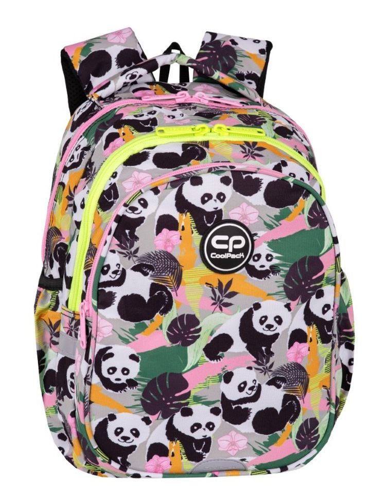 CoolPack, Jerry, rucsac pentru scoala, cu 3 compartimente, Panda Gang