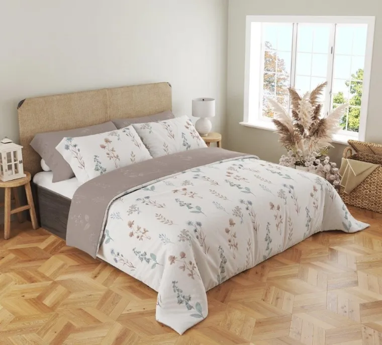 Cottage Home, Vis de flori, set lenjerie de pat, 3 piese, 140-200 cm