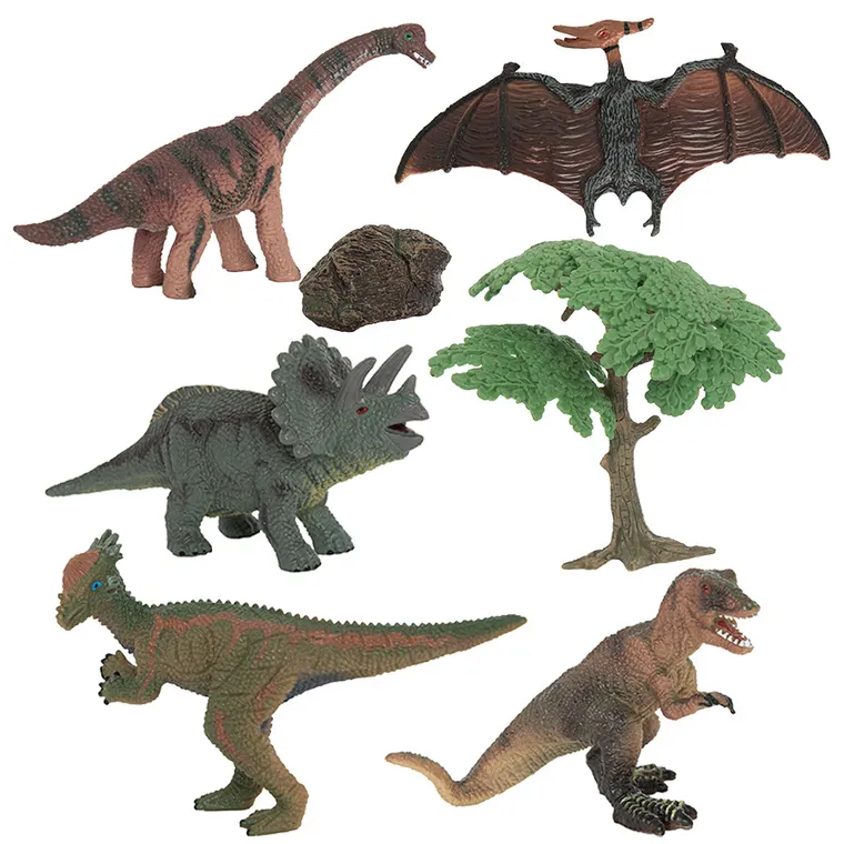 Dinozauri, set de figurine, 7 elemente