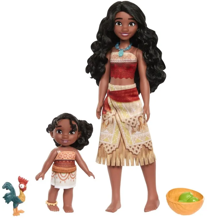 Disney Princess, Vaiana, Surori, set de papusi cu accesorii