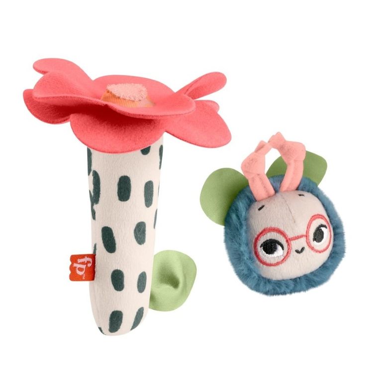Fisher-Price, Planet Friends, Albinuta harnica si floarea zornaitoare, jucarie senzoriala