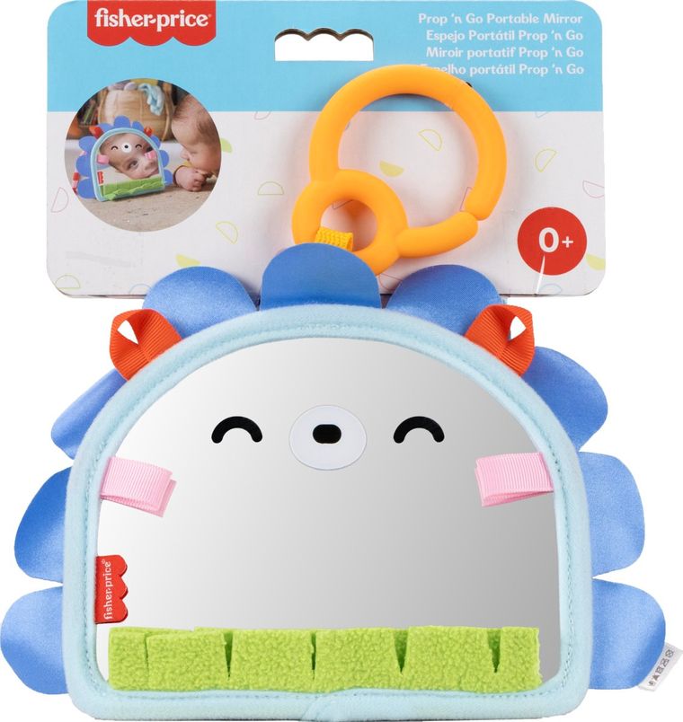 Fisher-price, Prop'N'Go Portable Mirror, pandantiv, jucarie pentru bebelusi
