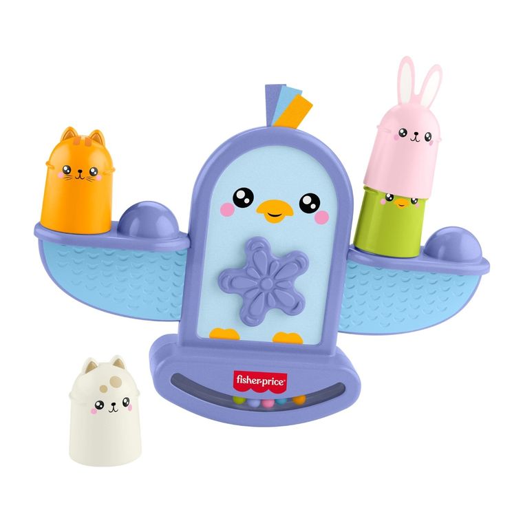Fisher-Price, Stack And Rattle Birdie, jucarie pentru bebelusi