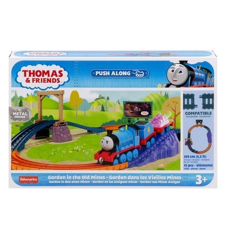 Fisher-Price, Thomas & Friends, Push Along, Gordon, set de