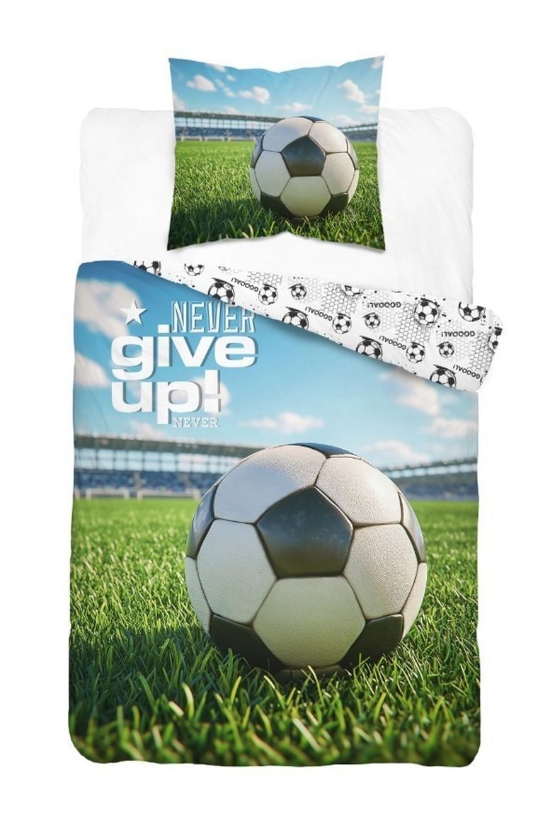 Football, set lenjerie de pat single, 140-200 cm
