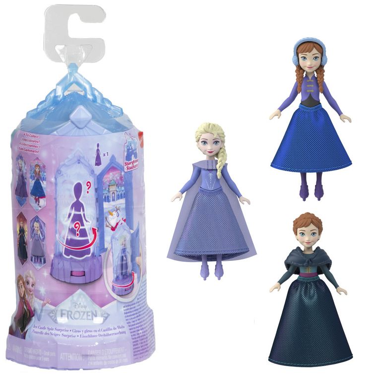 Frozen, Ice Castle Spin Surprise, papusa surpriza, 1 buc.