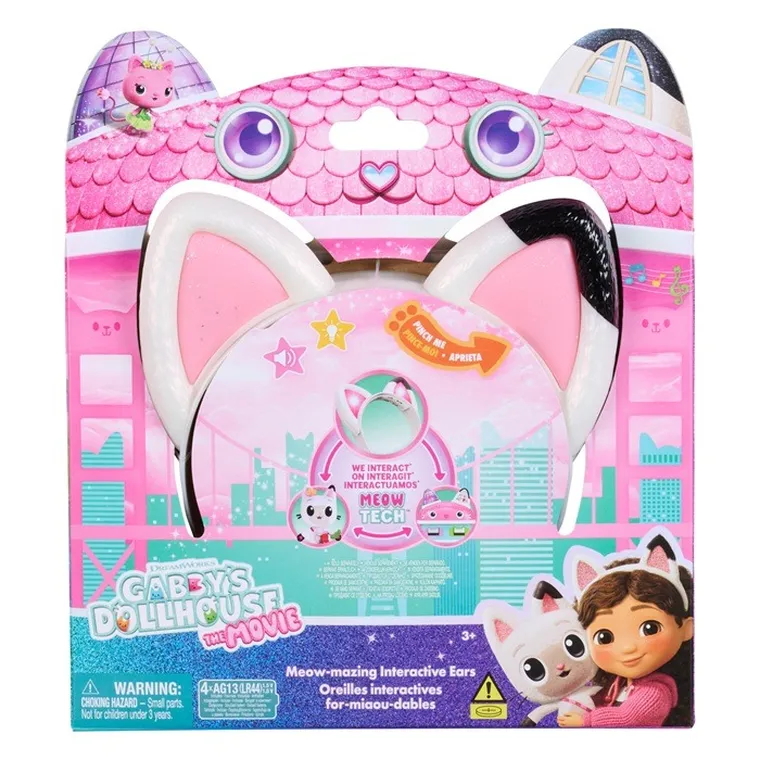 Gabby's Dollhouse, Meow-mazing Interactive Ears, jucarie interactiva