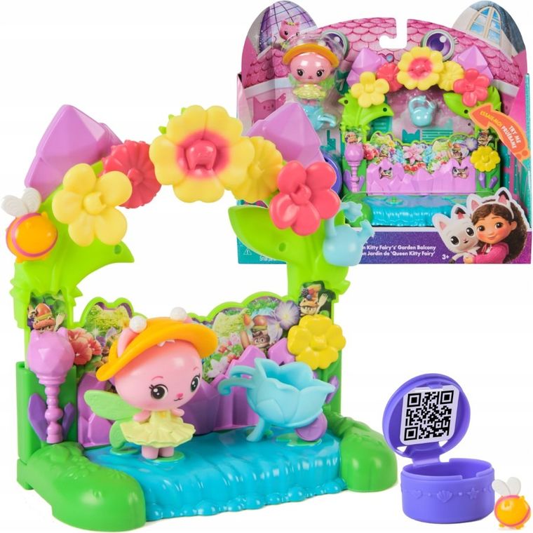 Gabby's Dollhouse, set de joaca cu figurina si accesorii, Queen Kitty Fairy