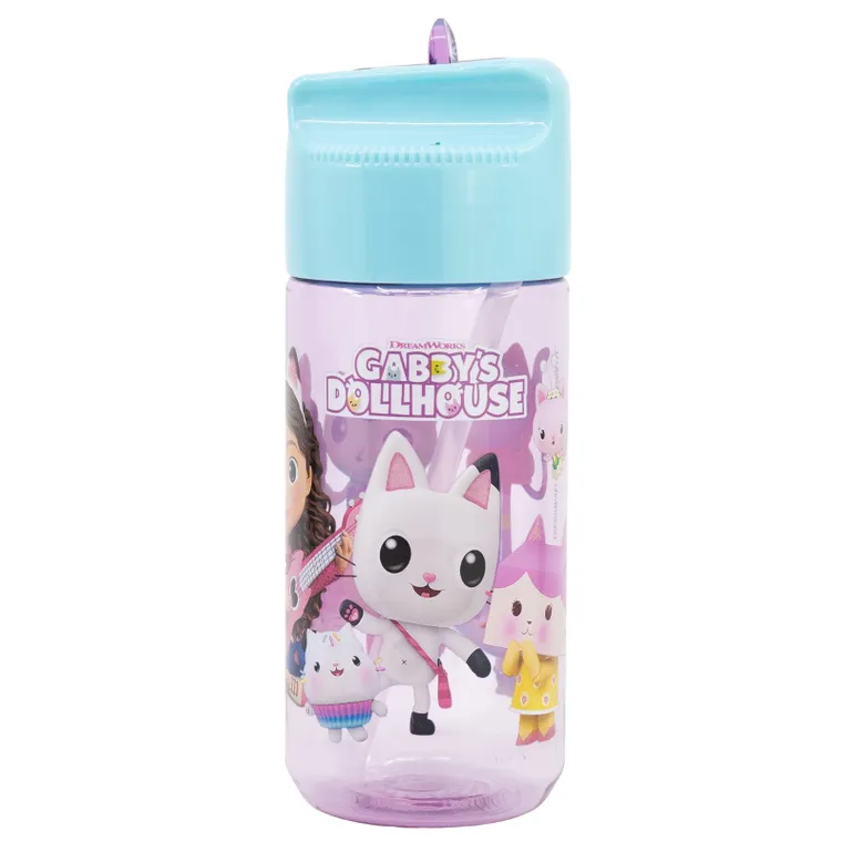 Gabby's Dollhouse, sticla de apa din plastic, ecozen, 430 ml