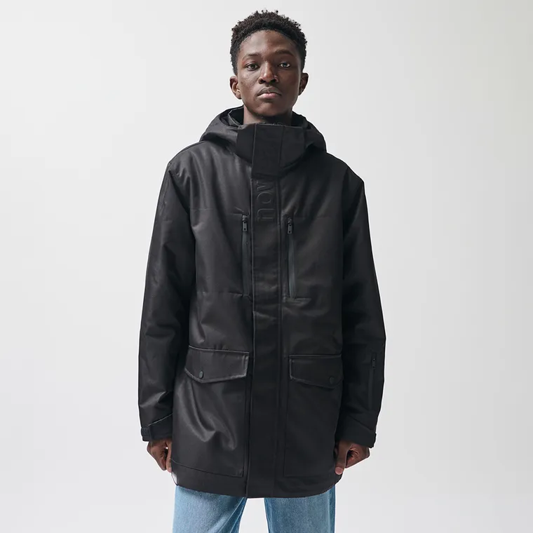 Geaca de tranzitie impermeabila cu gluga si croiala oversize unisex NOWEAR