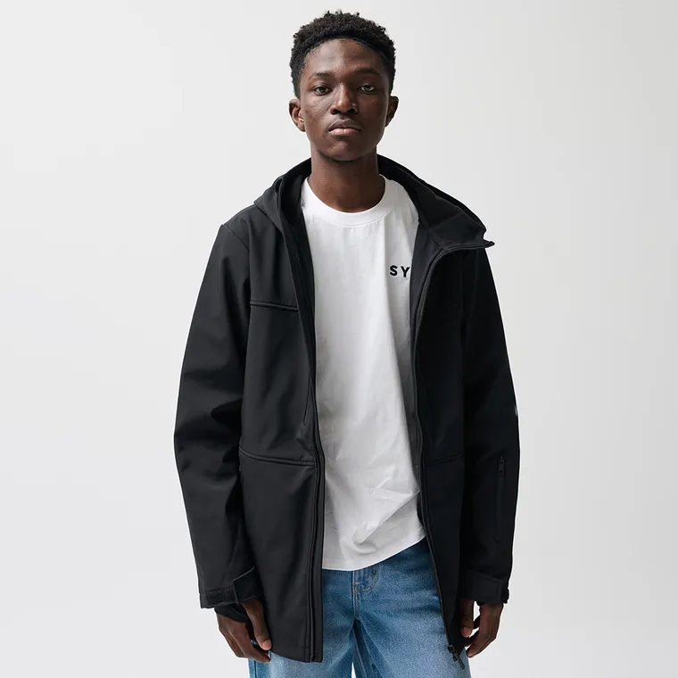 Geaca softshell oversize cu strat memory foam NOWEAR