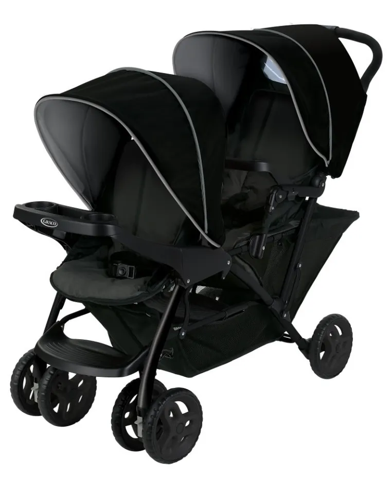 Graco, Stadium Duo, carucior sport dublu, Black Grey