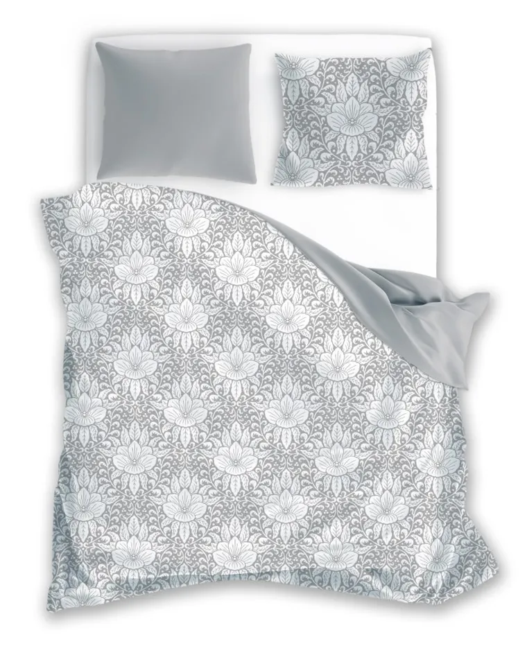 Gusto, Eleganta, set lenjerie de pat, 3 piese, din bumbac, 160-200 cm