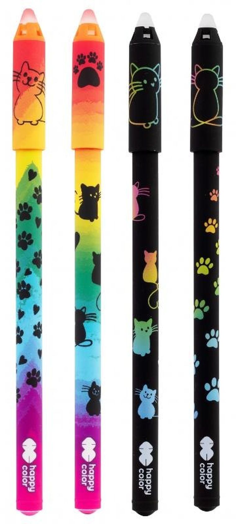 Happy Color, Miaow! pix cu cerneala care se sterge, albastru, 0,5 mm, 1 buc.