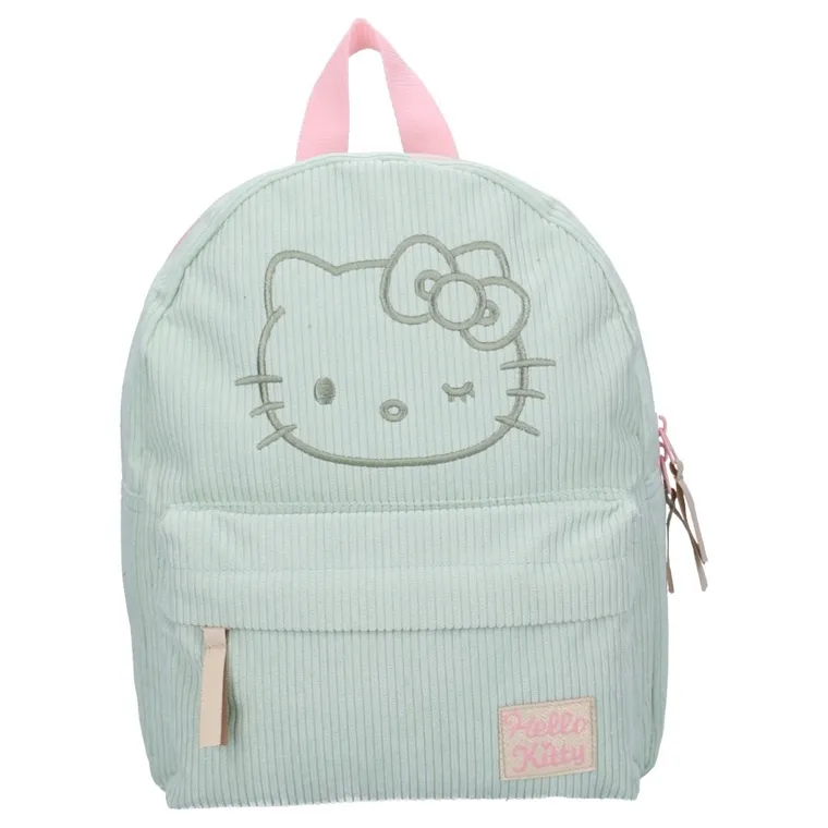 Hello Kitty, Have a Nice Day, rucsac pentru prescolar, verde