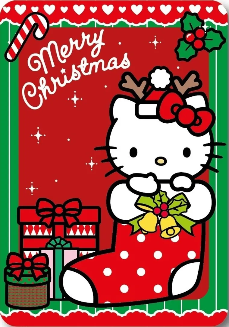 Hello Kitty, patura polar, 100-140 cm