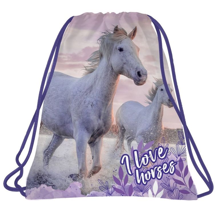Horses, rucsac cu snur, 41-35 cm