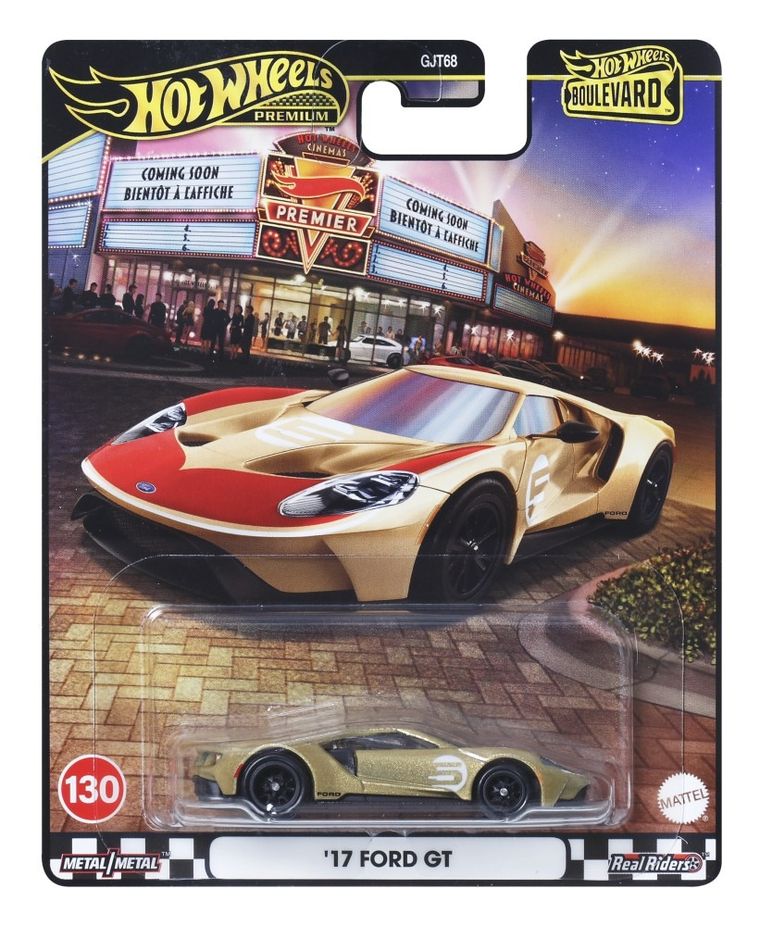 Hot Wheels, Boulevard, '17 Ford GT, masina, scara 1:64, JBL15